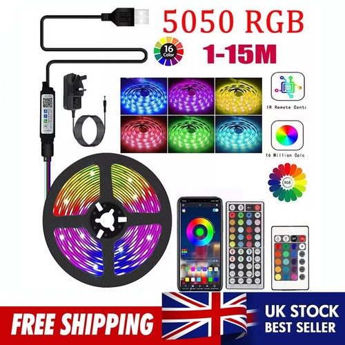 Led strip lights - 5m, rgb