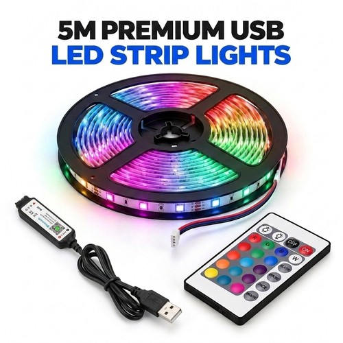 Usb led strip lights - lights, rgb