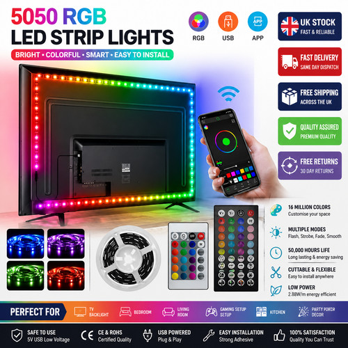Led strip lights usb 5050 - led,