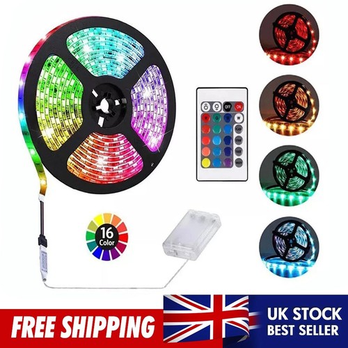 Battery power led strip 5m - led, 1m-5m