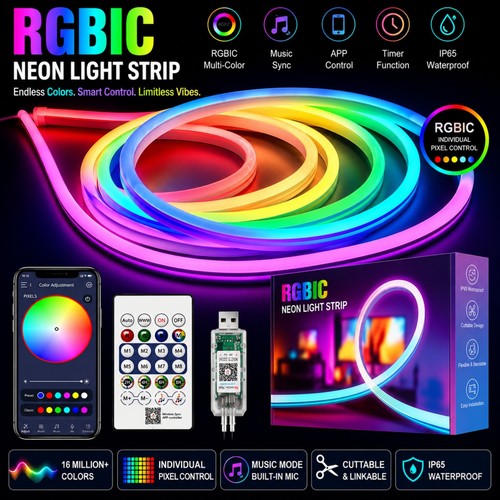 Flexible rope light waterproof - rope,