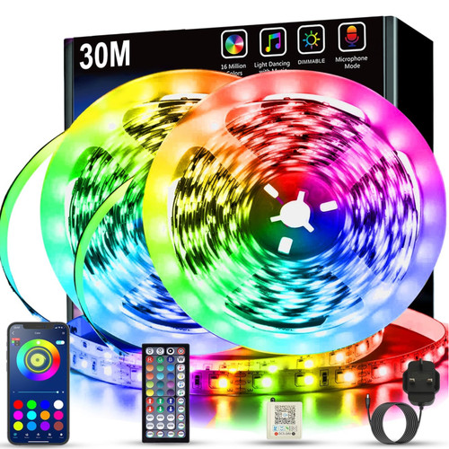 Led rgb strip lights - rgb, 15m