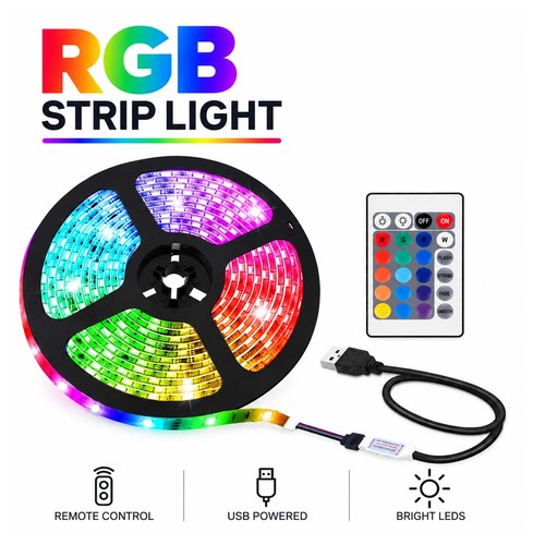 Rgb led strip lights - 1-5m,