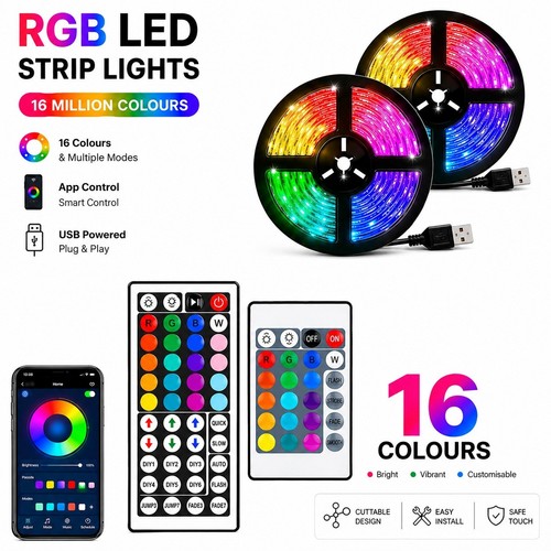 Led strip lights usb 20m - led,