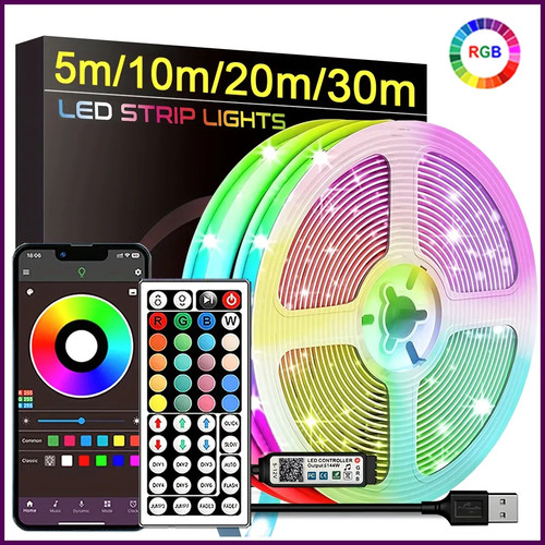 Led strip lights rgb 10m - lights,