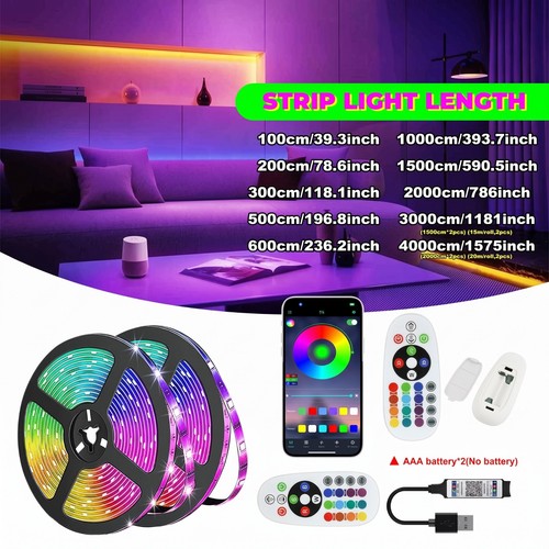Led strip lights 10m rgb - strip, 1-