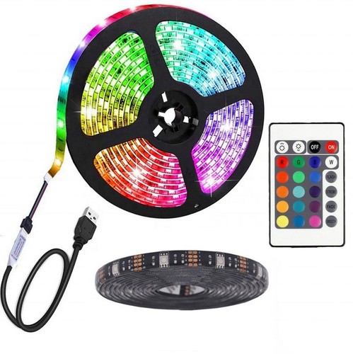 Rgb led strip 50cm lights - rgb,