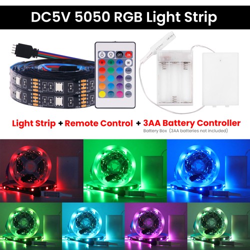 Battery led strip lights - battery,