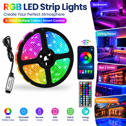 Rgb led strip lights - led,