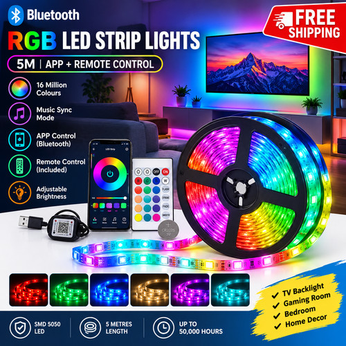 Bluetooth led strip lights - bluetooth,